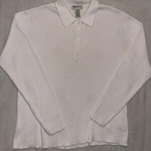Eddie Bauer knit polo, authentic vintage find, cotton M Tall